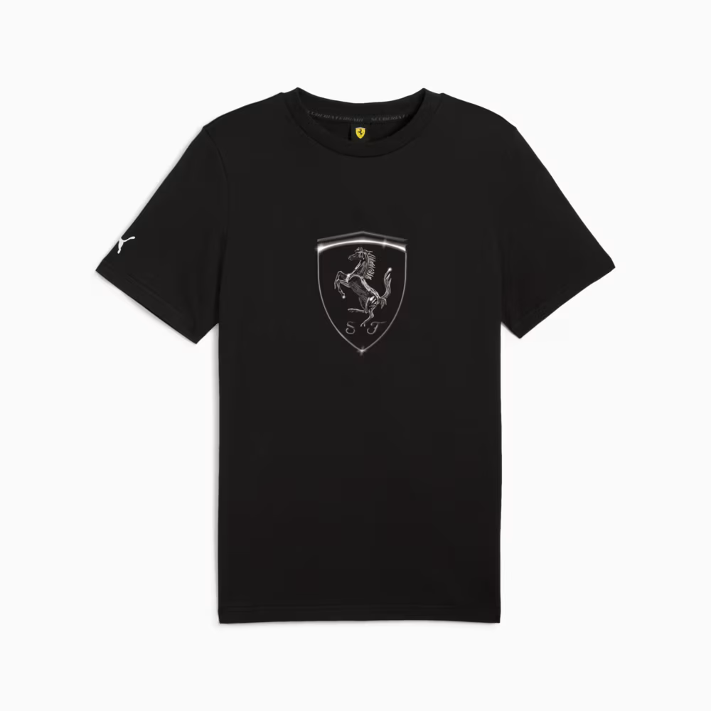 camiseta ferrari logo preto 3