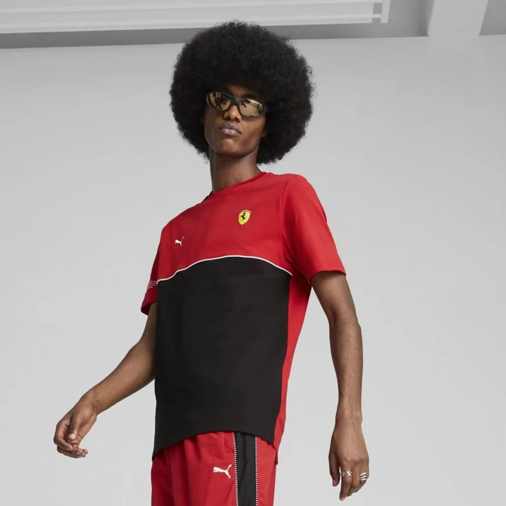 camiseta ferrari race sds vermelha 1